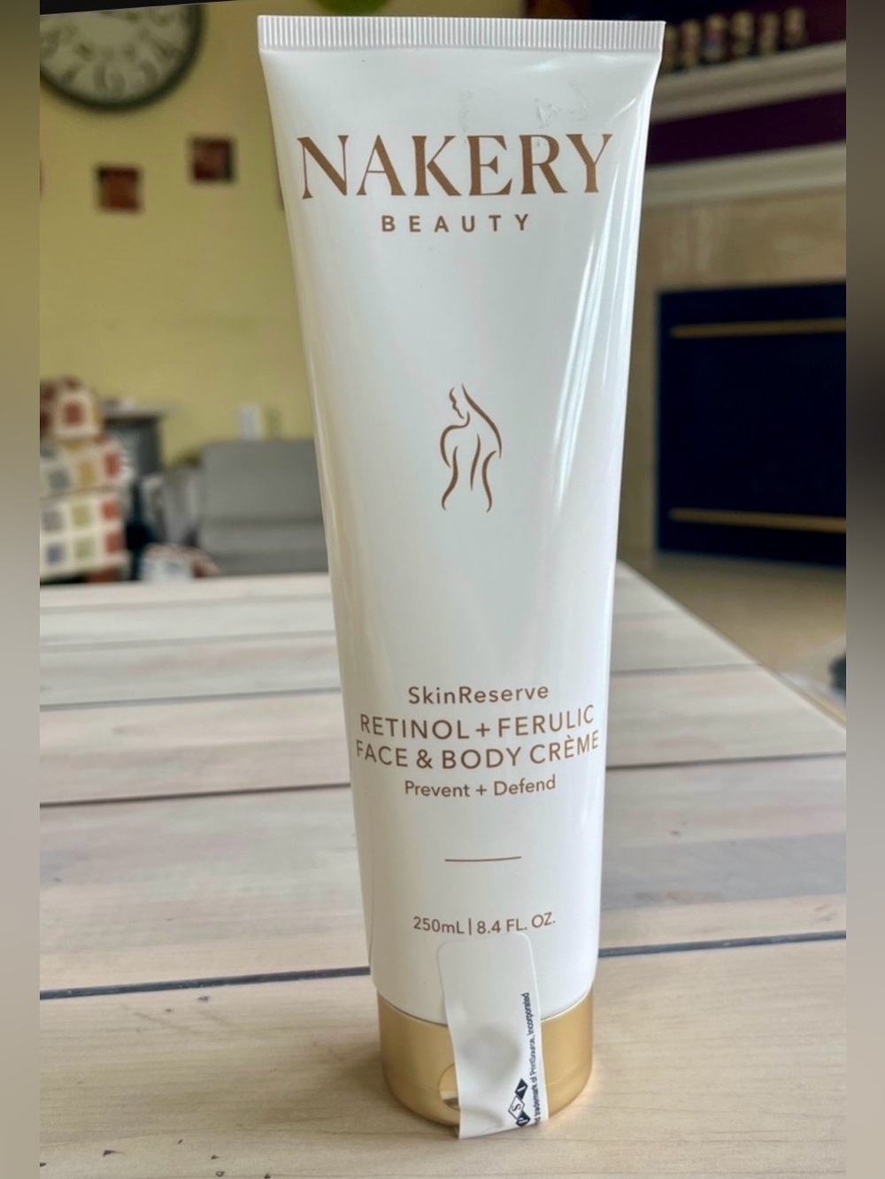 Nakery SkinReserve Retinol + Ferulic Face & Body Crème - 8.4 fl oz, 250 ml
